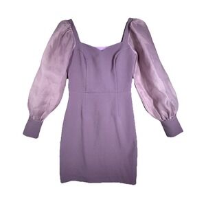 Lichi Dress Womens‎ XS Lilac Purple Sheer Fairy Feminine Party Wedding Guest